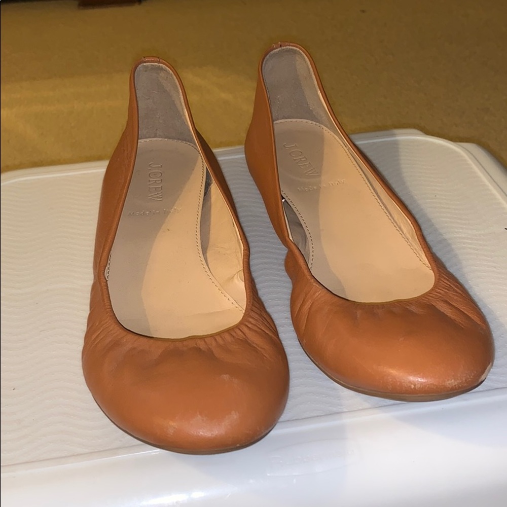 Jcrew brown flats